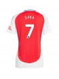 Arsenal Bukayo Saka #7 Domácí Dres pro Dámské 2024-25 Krátký Rukáv